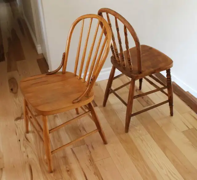Chaises Windsor (1908) antique 45$/2,  livré si... - Photo 3