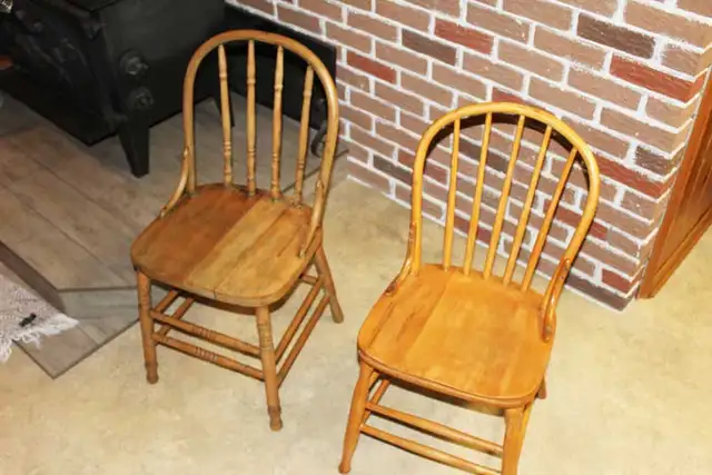 Chaises Windsor (1908) antique 45$/2,  livré si... - Photo 10