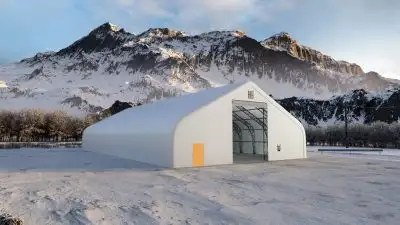 50’ x 150’ x 26’ Double Truss Shelter – Ultimate Heavy-Duty - Photo 2