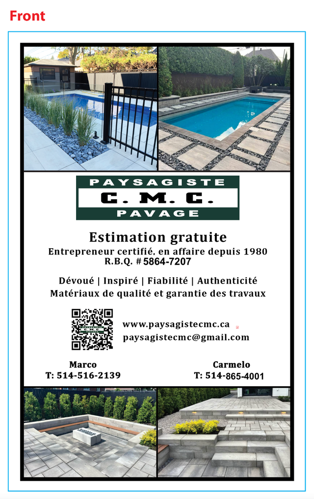 Nous Embauchons /  Paysagiste   Pavé-Uni