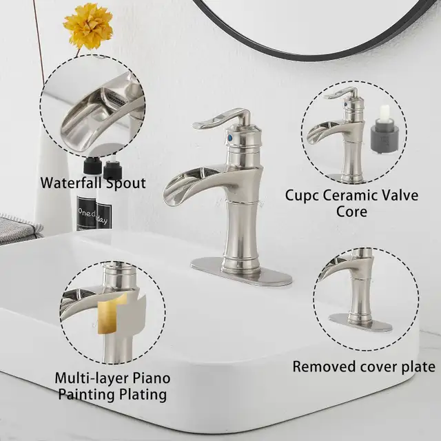 Brand New Bathroom Waterfall Faucet For Sale - Photo 4
