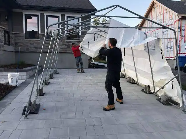 Désinstallation d’abris d’auto