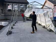 Désinstallation d’abris d’auto