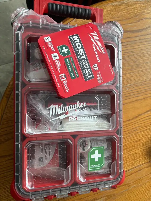 Milwaukee pack out first aid kit