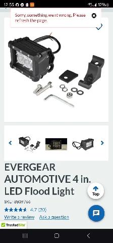 EVERGEAR AUTOMOTIVE 4 in. LED Flood Light
