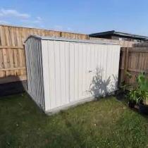 Galvanized Metal Storage Shed 8x11 ft – Backyard Shed