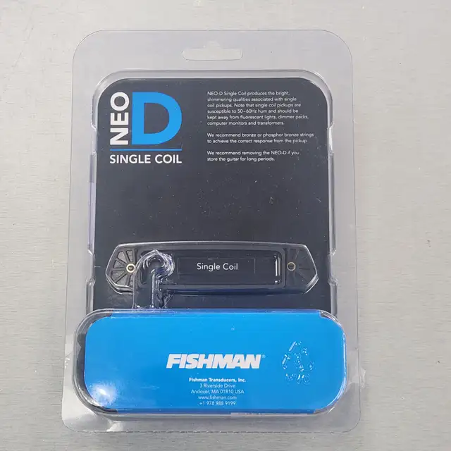 Fishman Neo-D Passive Single Coil - BRAND NEW - Photo 2