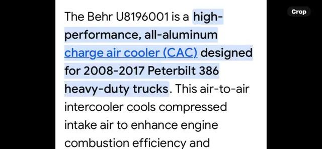 charge air cooler - Photo 3