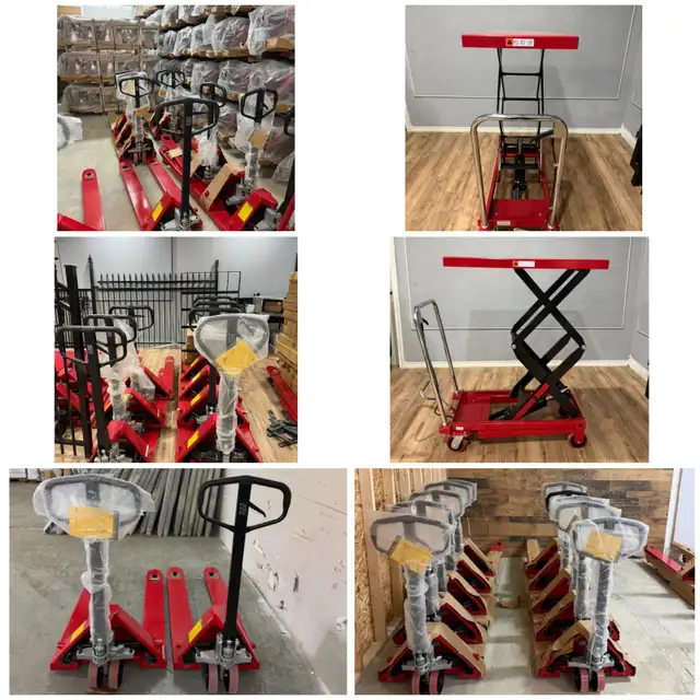 Pallet Jacks Pump Trucks Standard Narrow Manual Lift Table