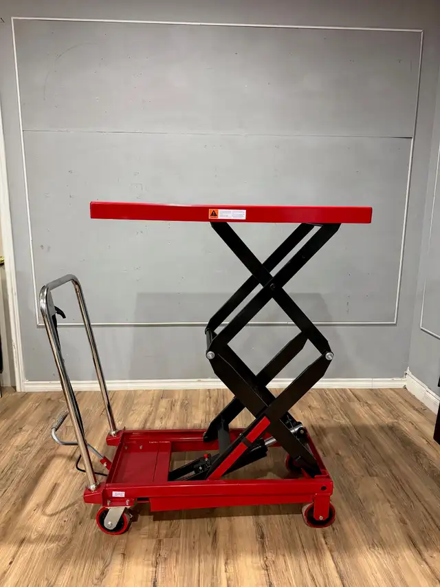 Pallet Jacks Pump Trucks Standard Narrow Manual Lift Table - Photo 5
