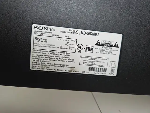 TV 55' Sony Bravia 4K HDR (500$) Négociable - Photo 3