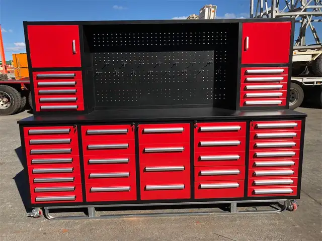 Heavy Duty 10FT-40D-3 Workbench Cabinet – Tool Storage