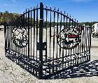 14 ft Iron Gate w/ Deer Artwork – Driveway Entrance - Photo 4