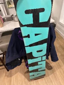 capita snowboard and bindings - Photo 2