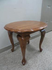 Brand New Solid Wood Oval End Table