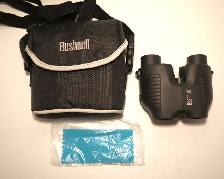 BUSHNELL POWERVIEW 10X25  BINOCULARS WITH CASE
