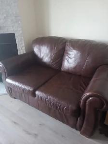 Leather Love seat