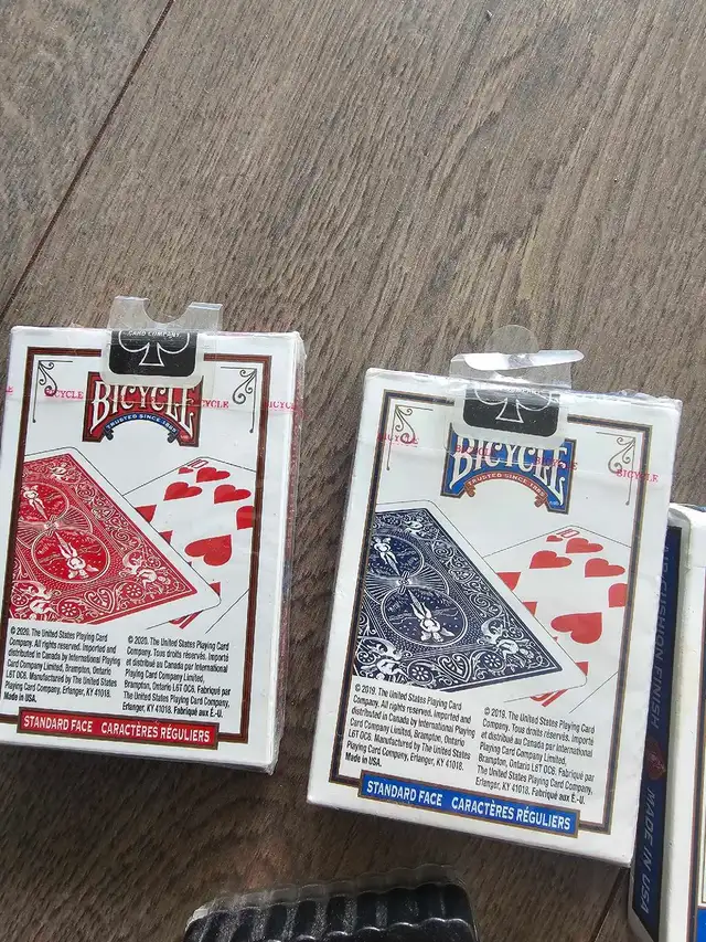 6 professional playing cards poker deck bicycle brand - Photo 3