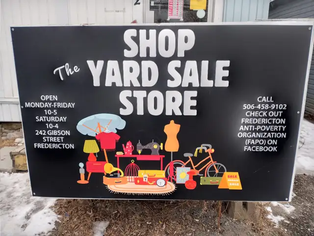 INDOOR NOT FOR PROFIT YARD SALE