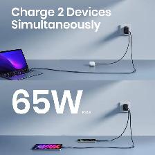 INIU 65W USB C Charger, 2-Port Fast Charger for laptops & phones - Photo 2