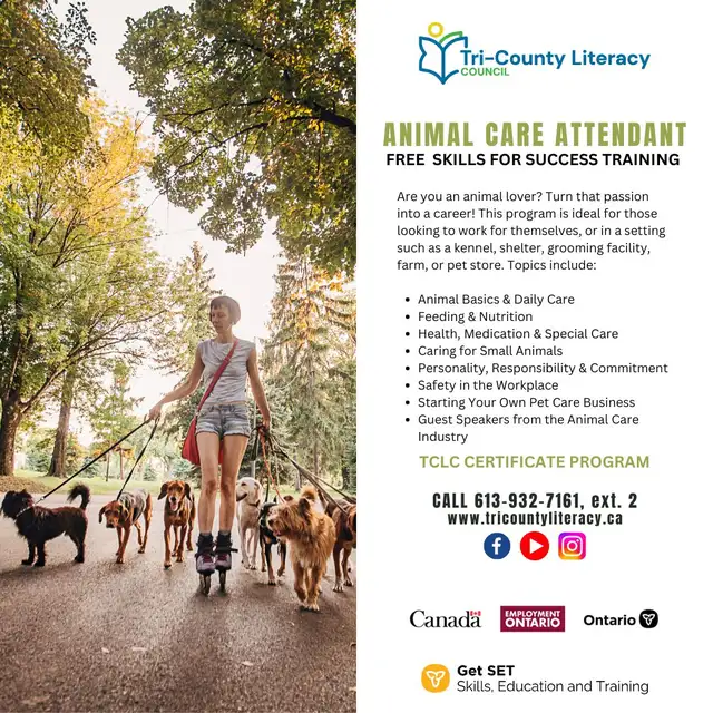 Free Animal Care Attendant Class