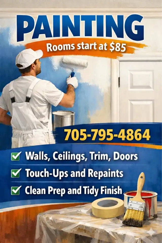 Affordable painter- starting at $85/room