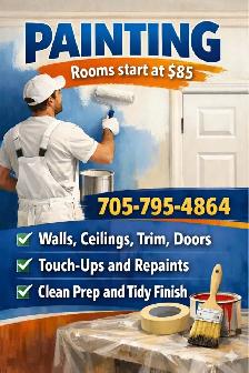 Affordable painter- starting at $85/room