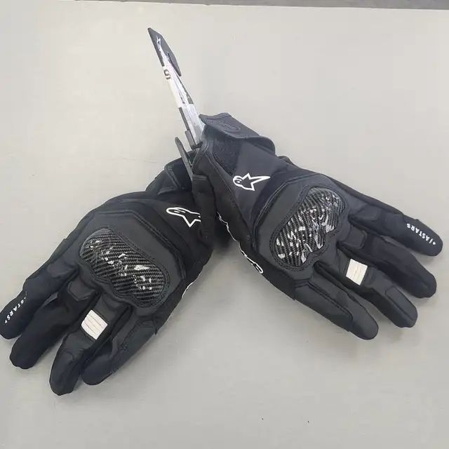 Alpinestars Mens Leather Motorcycle Gloves - Photo 2