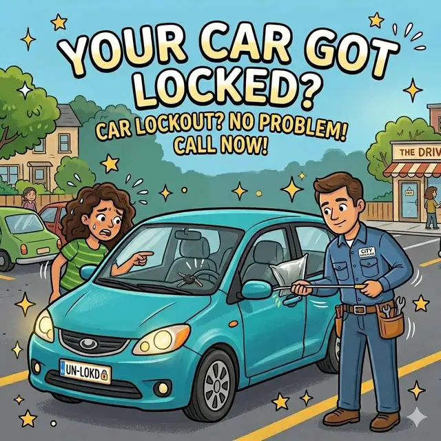 Car unlock, car lockout, car door open