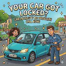 Car unlock, car lockout, car door open