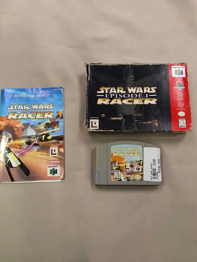 Star Wars Episode 1 Racer N64 Game In Box