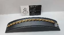 10k yellow gold bracelet #369_5