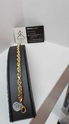 10k yellow gold bracelet #369_5 - Photo 2
