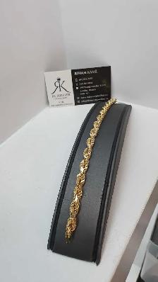 10k yellow gold bracelet #369_5 - Photo 3