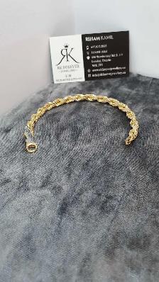 10k yellow gold bracelet #369_5 - Photo 4