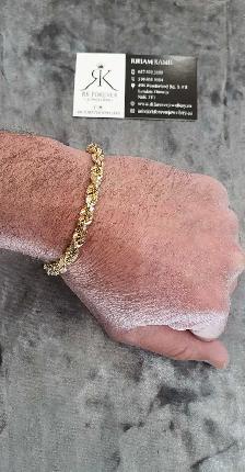 10k yellow gold bracelet #369_5 - Photo 9