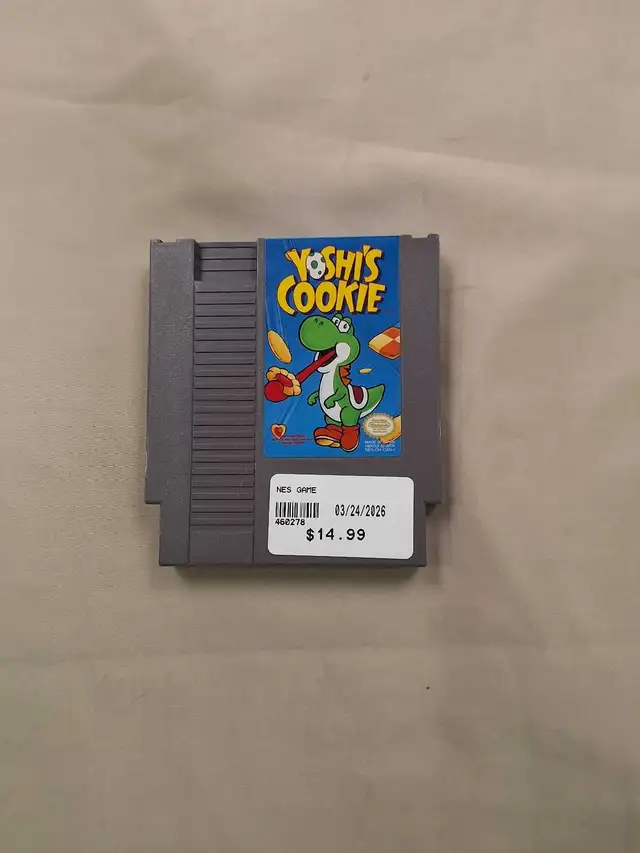 NES Game Yoshi's Cookie