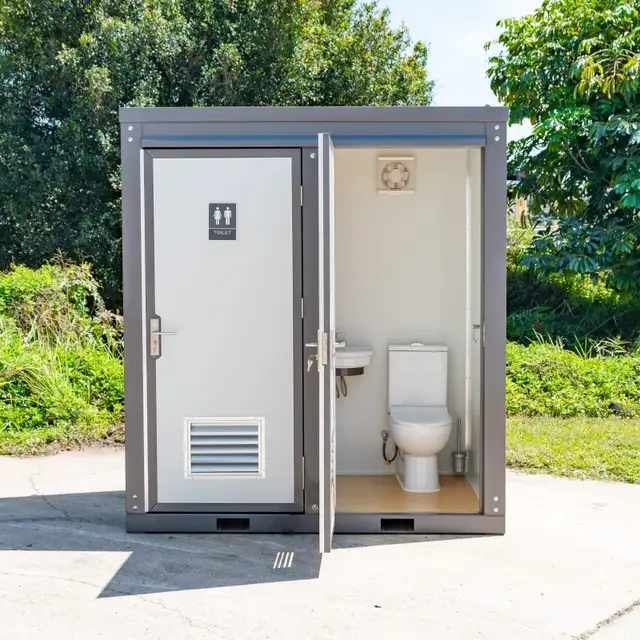 Portable Double Toilet – Construction & Job Site Use