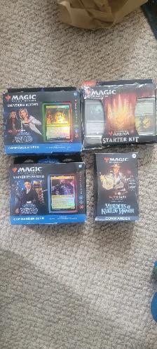 Magic the gathering unopened box sets