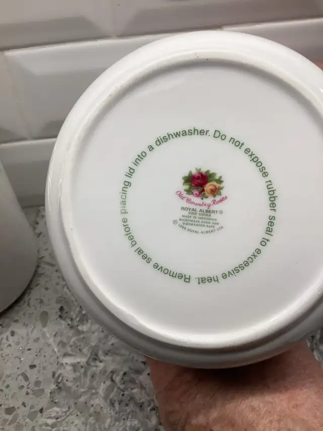 ROYAL ALBERT, OLD COUNTRY ROSES CANISTERS x2 - Photo 3