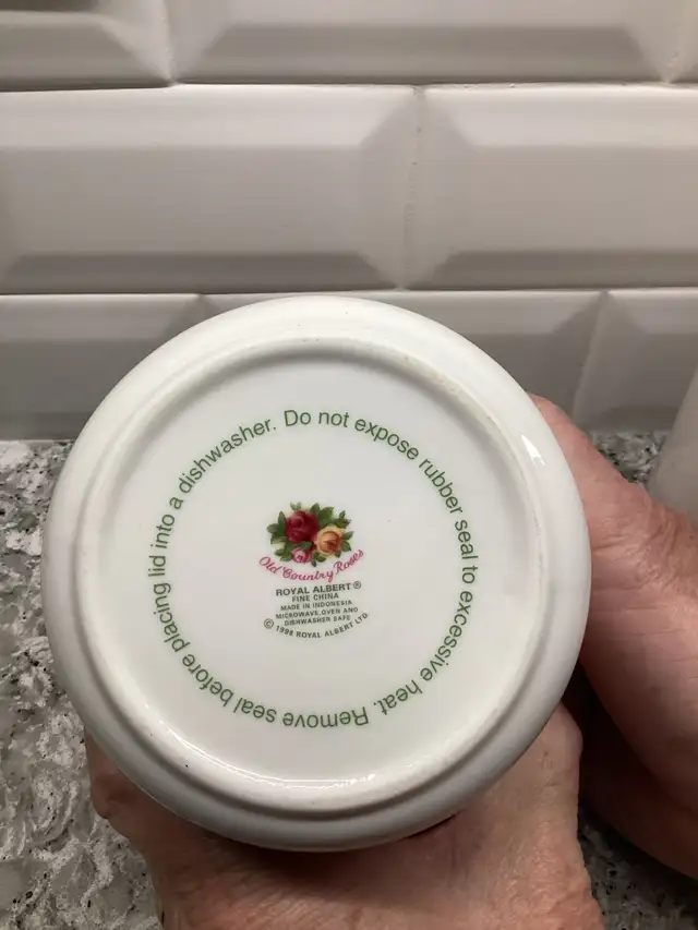 ROYAL ALBERT, OLD COUNTRY ROSES CANISTERS x2 - Photo 4