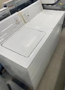 Two Washer/Dryer Sets, Kenmore and GE.