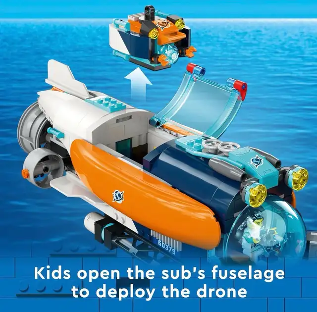 LEGO City Deep-Sea Explorer Submarine Playset - Photo 4