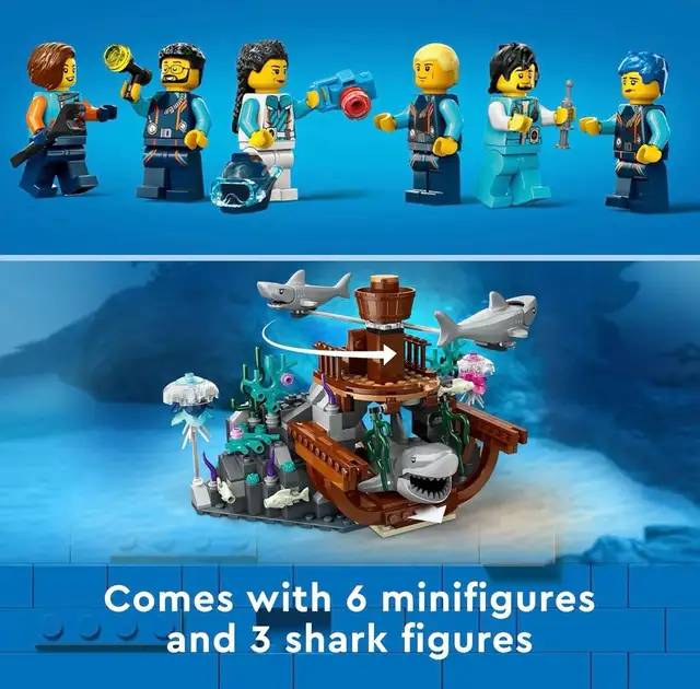 LEGO City Deep-Sea Explorer Submarine Playset - Photo 6