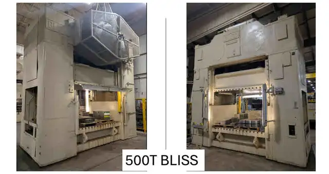 500 Ton Bliss S4-500-96-72 Straight Side Punch Press