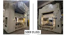 500 Ton Bliss S4-500-96-72 Straight Side Punch Press