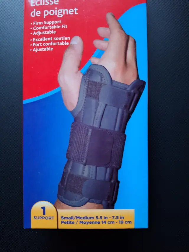 Equate Reversible Splint Wrist - Small/Medium Size - New - Photo 3