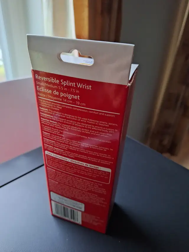 Equate Reversible Splint Wrist - Small/Medium Size - New - Photo 6