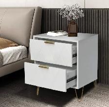 Modern 2-Drawer Nightstand - Photo 2