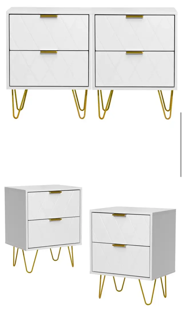 Modern 2-Drawer Nightstand - Photo 4
